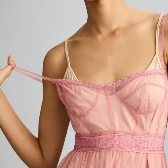 Anthropologie Pink Maxi Dress - Picture 3 of 14